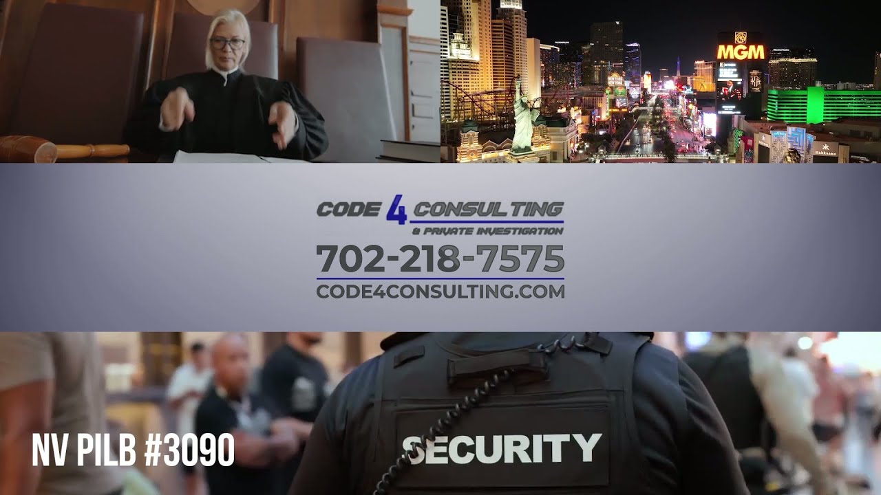 Las Vegas Security Expert Witness - Code 4 Consulting & PI - Las Vegas Security Expert Witness