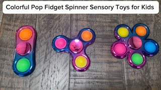 🌈 Pop Fidget Spinners Kids Love Fun Sensory Toys for Busy Hands screenshot 2
