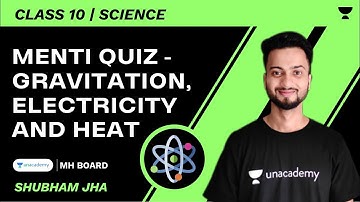 Menti Quiz - Gravitation, Electricity and Heat | SSC 10 | Science | Shubham Jha