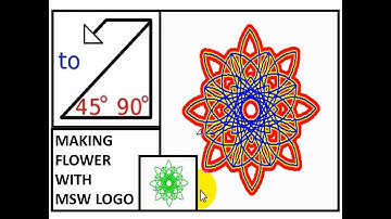 MSW logo tutorial/MSW LOGO Flower commands/Repeat command/Logo commands for class 3 & 4