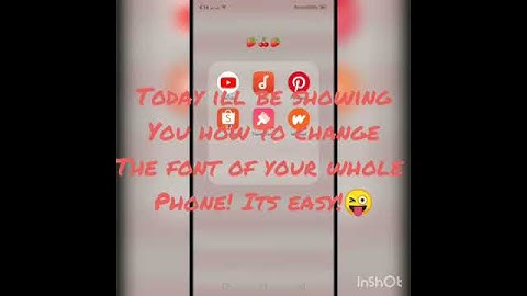 How to change the font  of Oppo A3s Phone