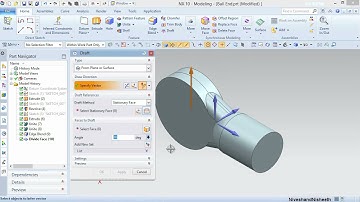 Siemens NX || Use of Divide Face || Draft tool