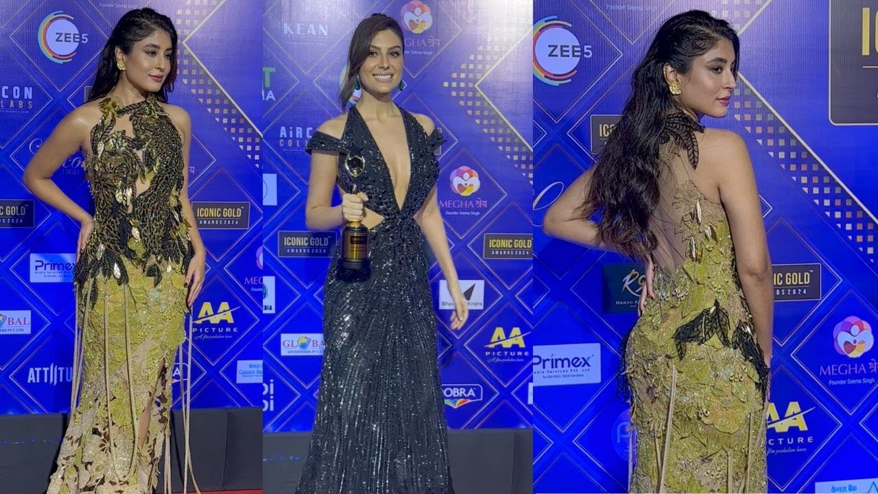 Kritika Kamra & Elnaaz Norouzi Attend 5th Edition of Iconic Gold Awards 2024 || Bollywood Chronicle
