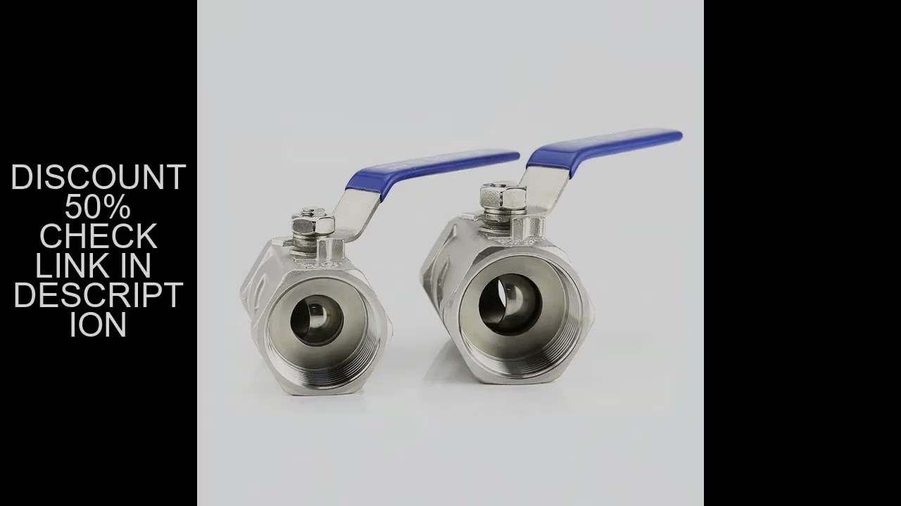 Stainless Steel BallValve Ball Valve 1/4" 3/8" 1/2" 3/4" 1" 1-1/4" 1-1/2" Female BSP Valve with Viny