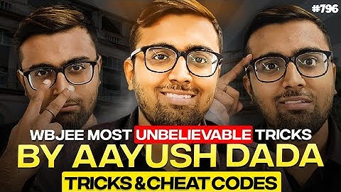 🤯WBJEE 2024 unbelievable tricks by Aayush Dada | Tricks & Cheat Codes #796 #wbjee #tricks #arsquad