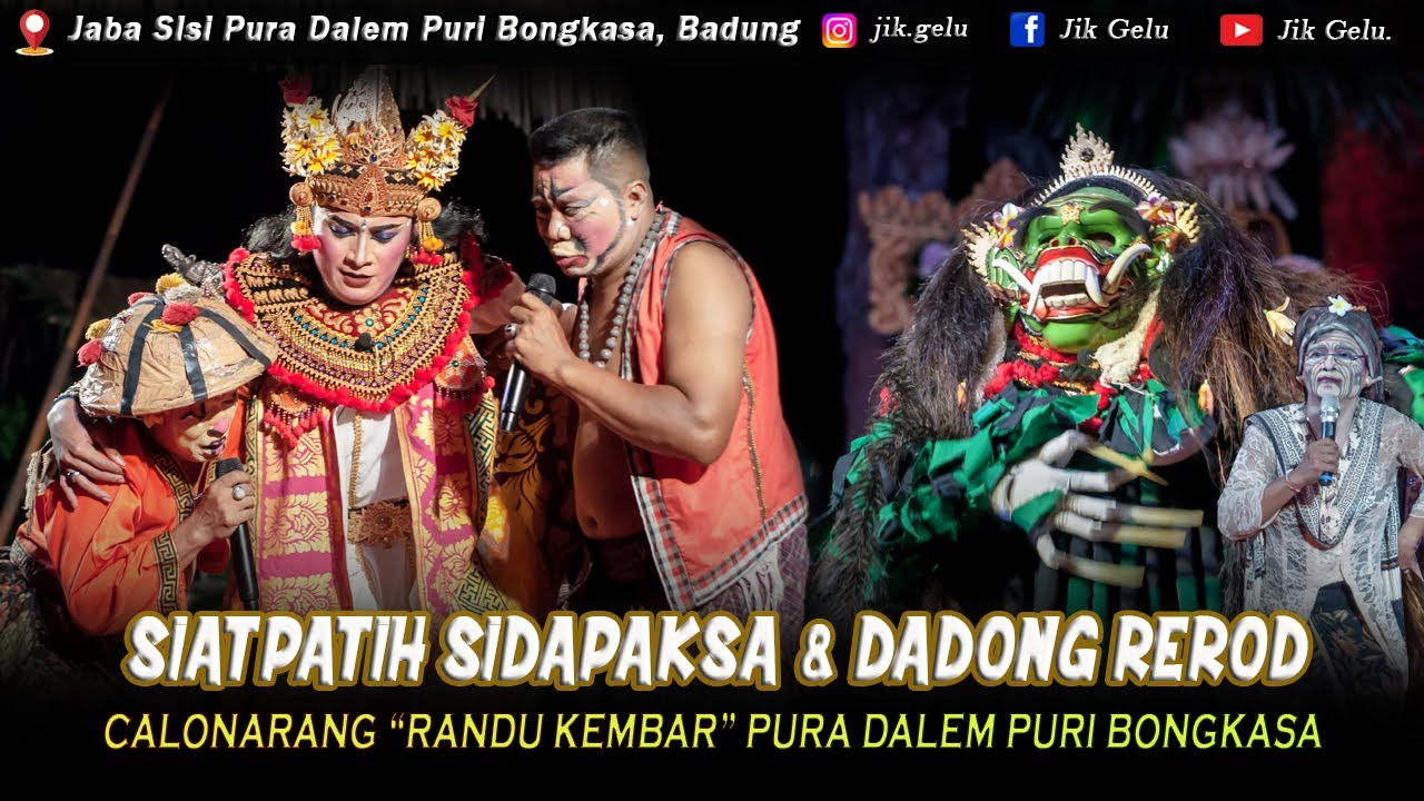 Siat Patih Sidapaksa & Dadong Rerod | Calonarang Pura Dalem Puri ...