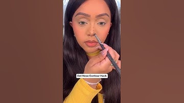Nose contour using the dot method! @GlamWithSuzan #nosecontour #contouring #ipsy