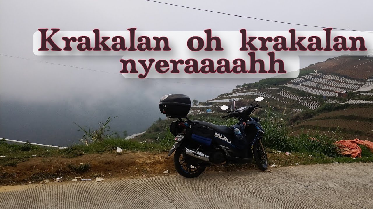 Suzuki Hayate Terkapar di Krakalan Jalur Bawang Dieng🤪🥺
