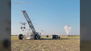 Research balloon launched from Fort Sumner