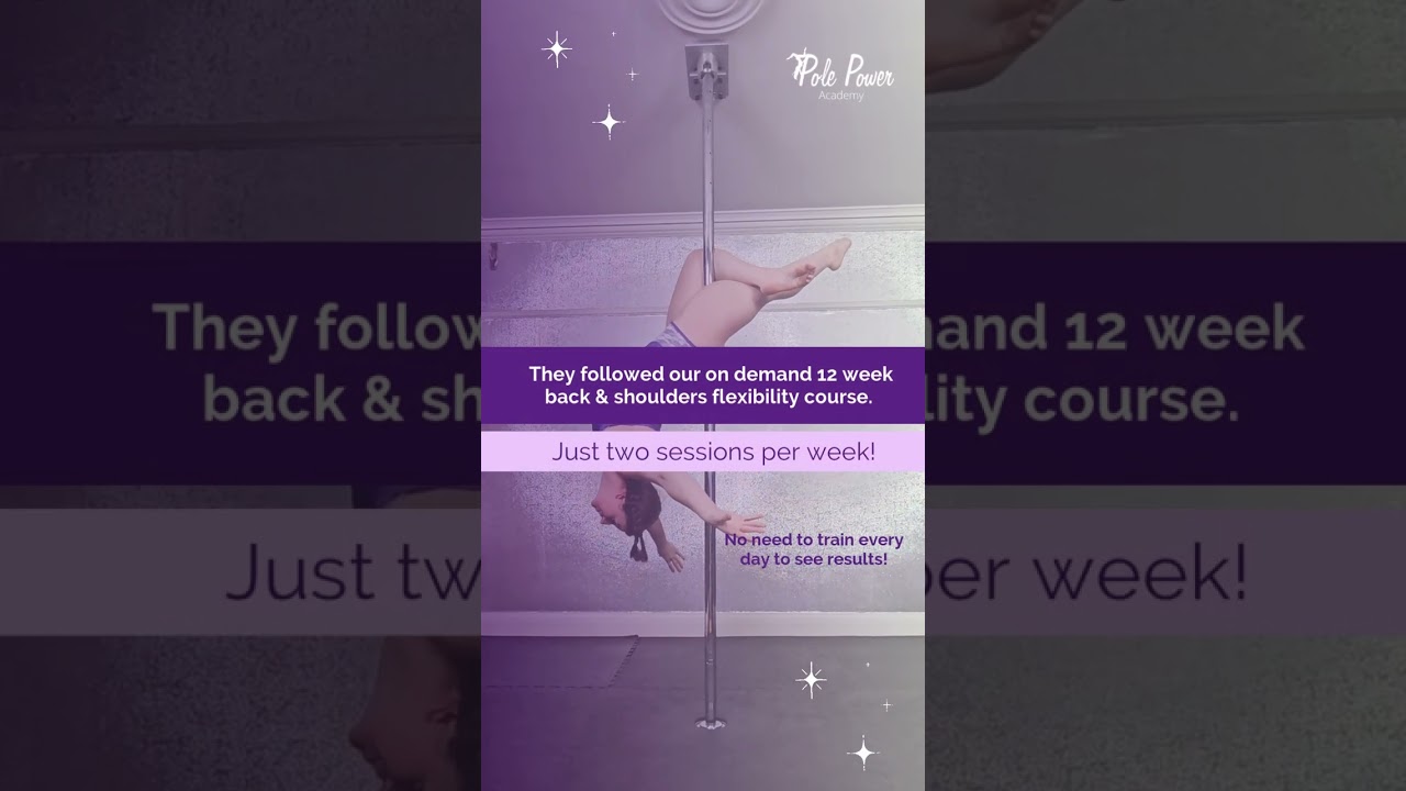 Reach the pole overhead easily? Our members can 😍 Link in bio for our free 14 day challenge. 