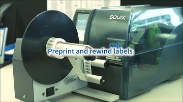 Met de desktop printer CAB Squix printen en handmatig aanbrengen