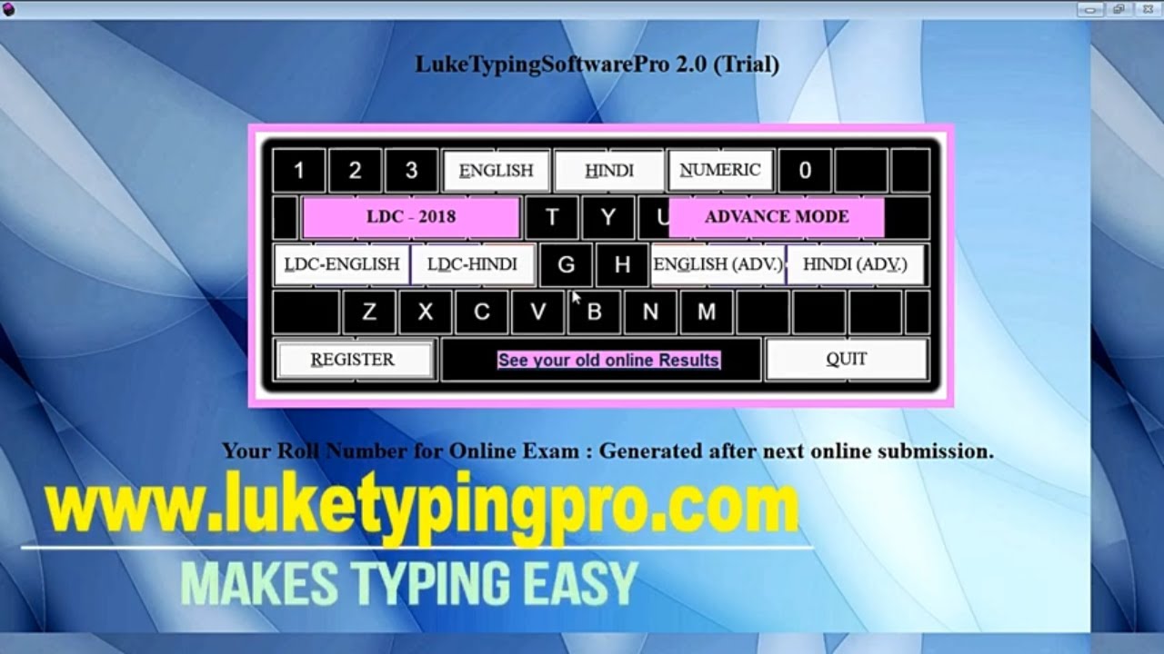 Luke Typing Pro Online