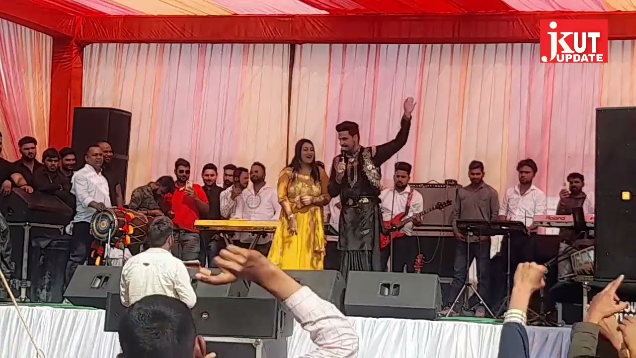 Live #yasirhussain At Bajalta  varsha jamwal yasir hussain  #Varshajamwal