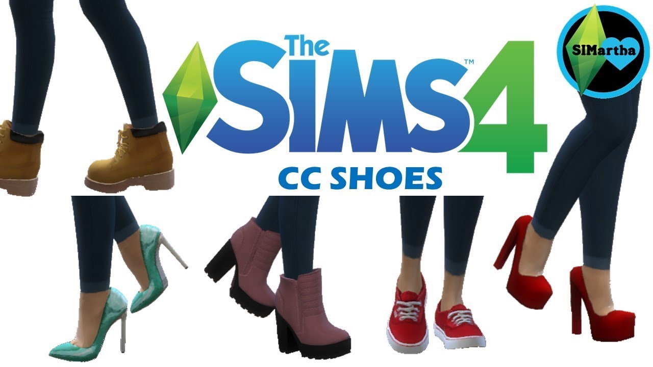 The Sims 4 Cc Showcase Shoes 1 Cc Links Youtube