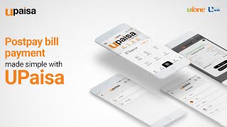 Easy Postpay Bill Payment with UPaisa App screenshot 4