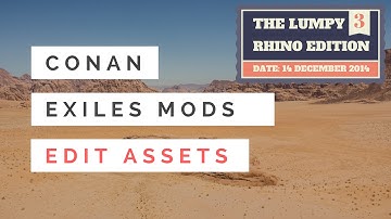Conan Exiles Modding - Editing Asset