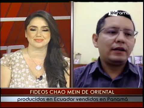 Fideos Chao Mein de Oriental producidos en Ecuador y vendidos en Panamá