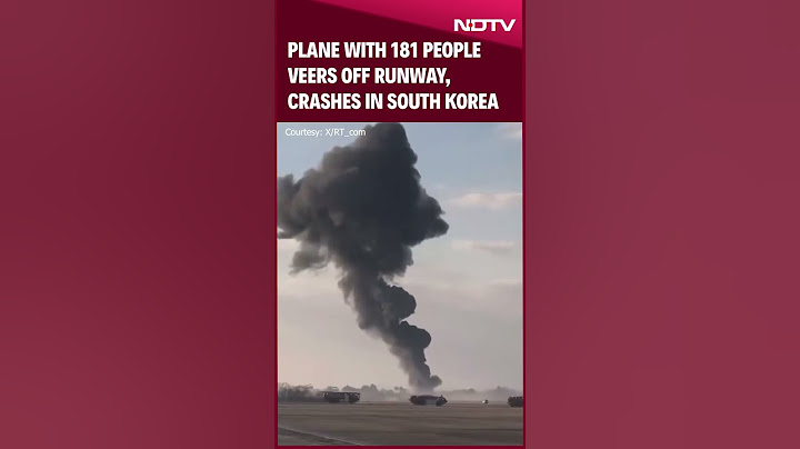 South Korea Plane Crash | Plane With 181 People Veers Off Runway, Crashes In South Korea, 28 Dead