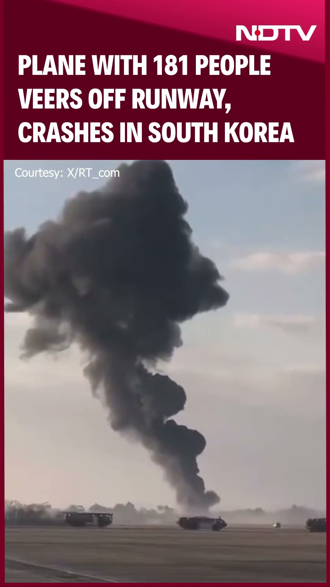 South Korea Plane Crash | Plane With 181 People Veers Off Runway, Crashes In South Korea, 28 Dead