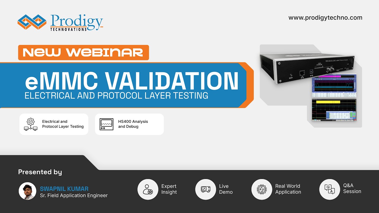 eMMC Validation Webinar | Electrical & Protocol Layer Testing | HS400 ...