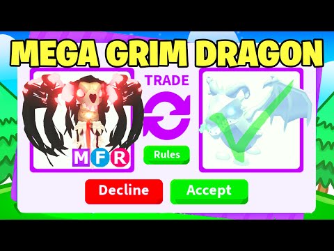 Trading MEGA GRIM DRAGON (NEW HALLOWEEN ROBUX PET)