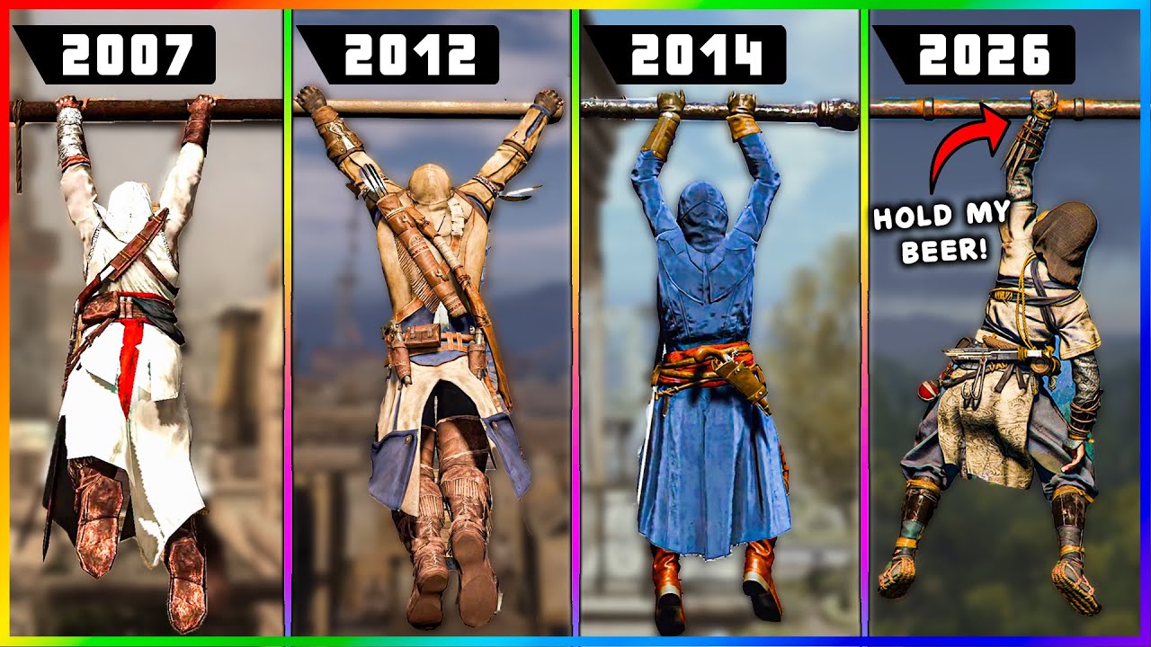 Evolution of Parkour in Assassin’s Creed Franchise (2007-2025) | A Deep Analysis