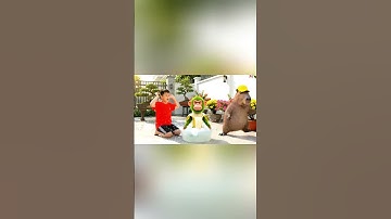 Capybara cùng anh giúp bà tắm Shimpanzini Bananini và cái kết #capybara