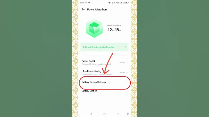 Battery Saver on Infinix #shorts
