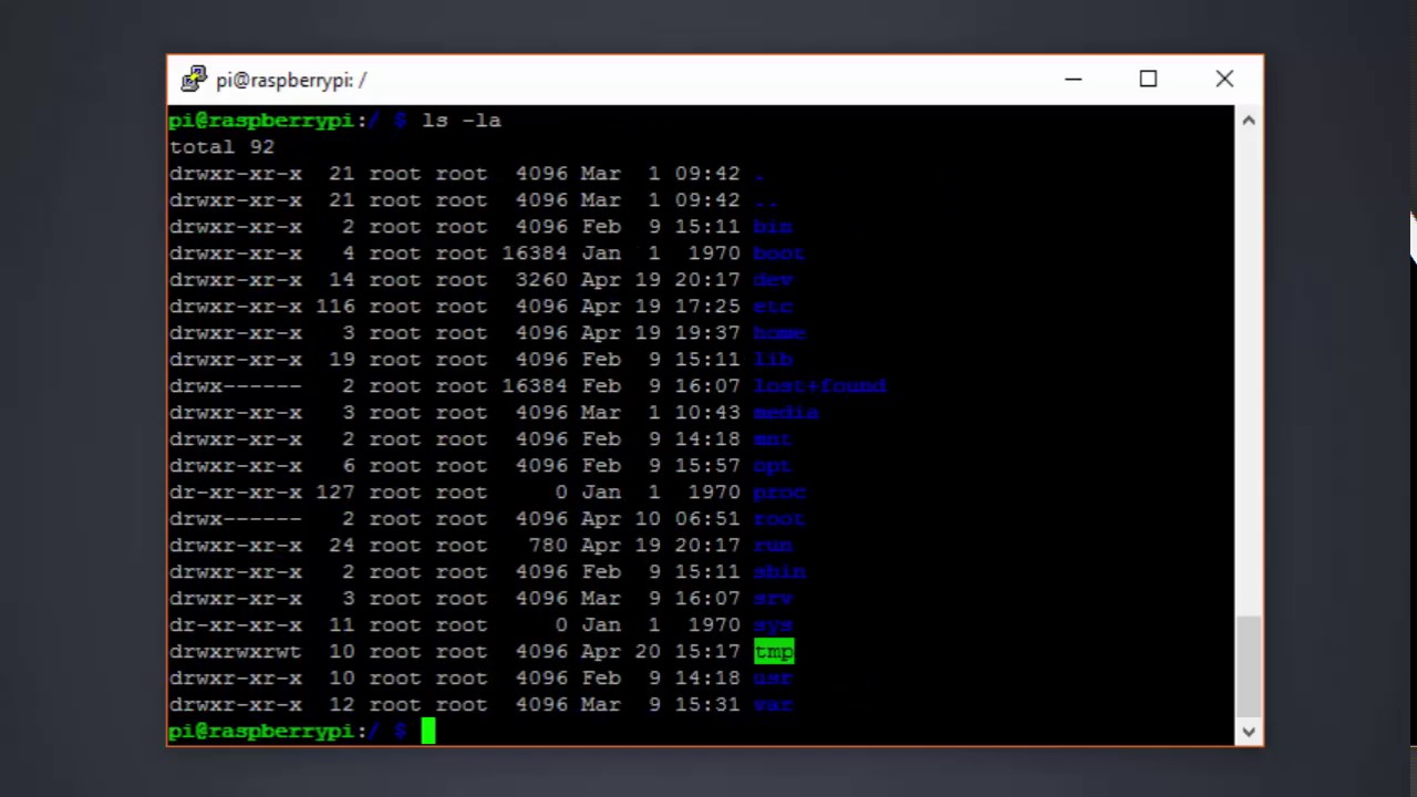 Belajar Raspberry Pi Bermain BASH pada Sistem Operasi Raspbian YouTube
