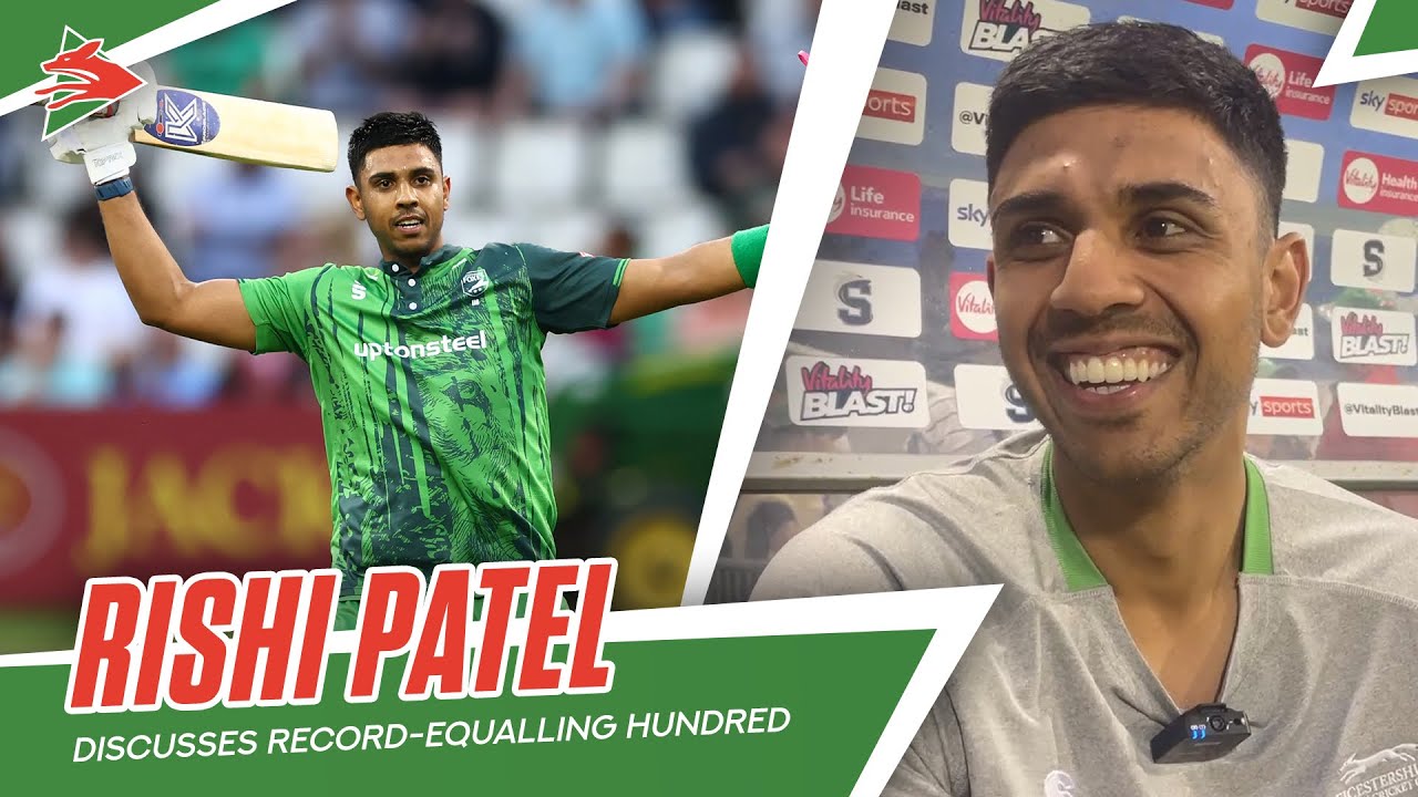 “That’s My BEST” | Rishi Reacts to Record-Equalling HUNDRED