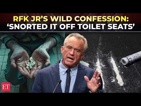 ‘I snorted cocaine off TOILET SEATS!’: RFK Jr’s shocking confession over drug addiction