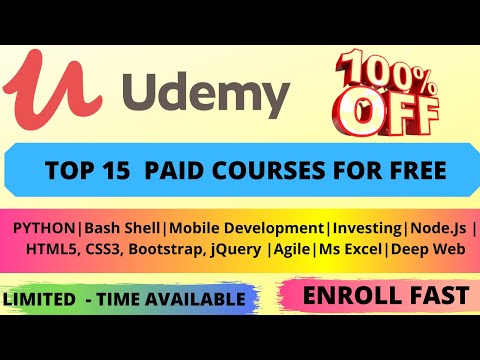 Udemy Free Courses With Free Certificate | Learn Skills From Students to Professional#UdemyCoupon​​​