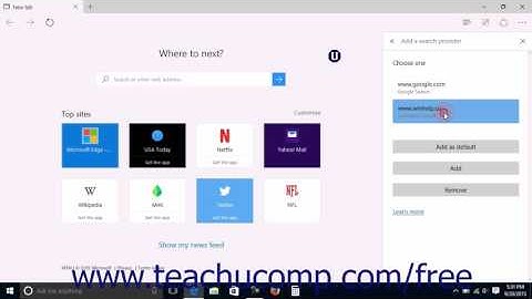 Windows 10 Tutorial Advanced Settings in Microsoft Edge Microsoft Training