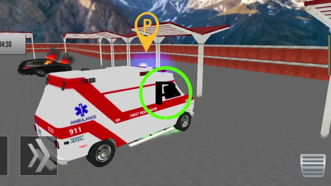 Ambulance Rescue City Driving Simulator -Emergency Survival Van Driver FLR Game Yt