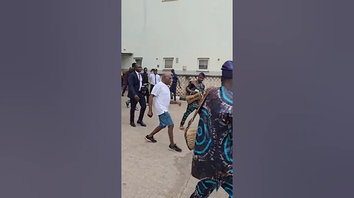 Ex President Olusegun Obasanjo scatters the dance floor at his 80th birthday celebration #fyp