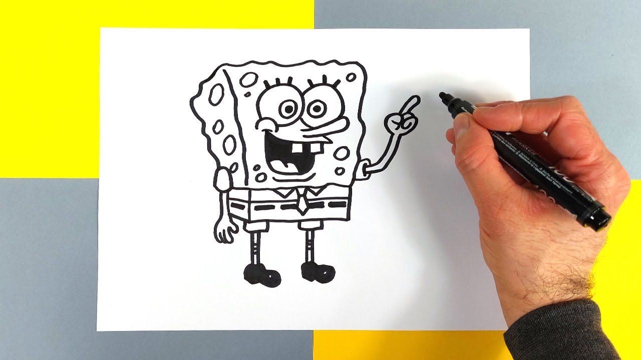 Comment dessiner Bob l'éponge ? - YouTube