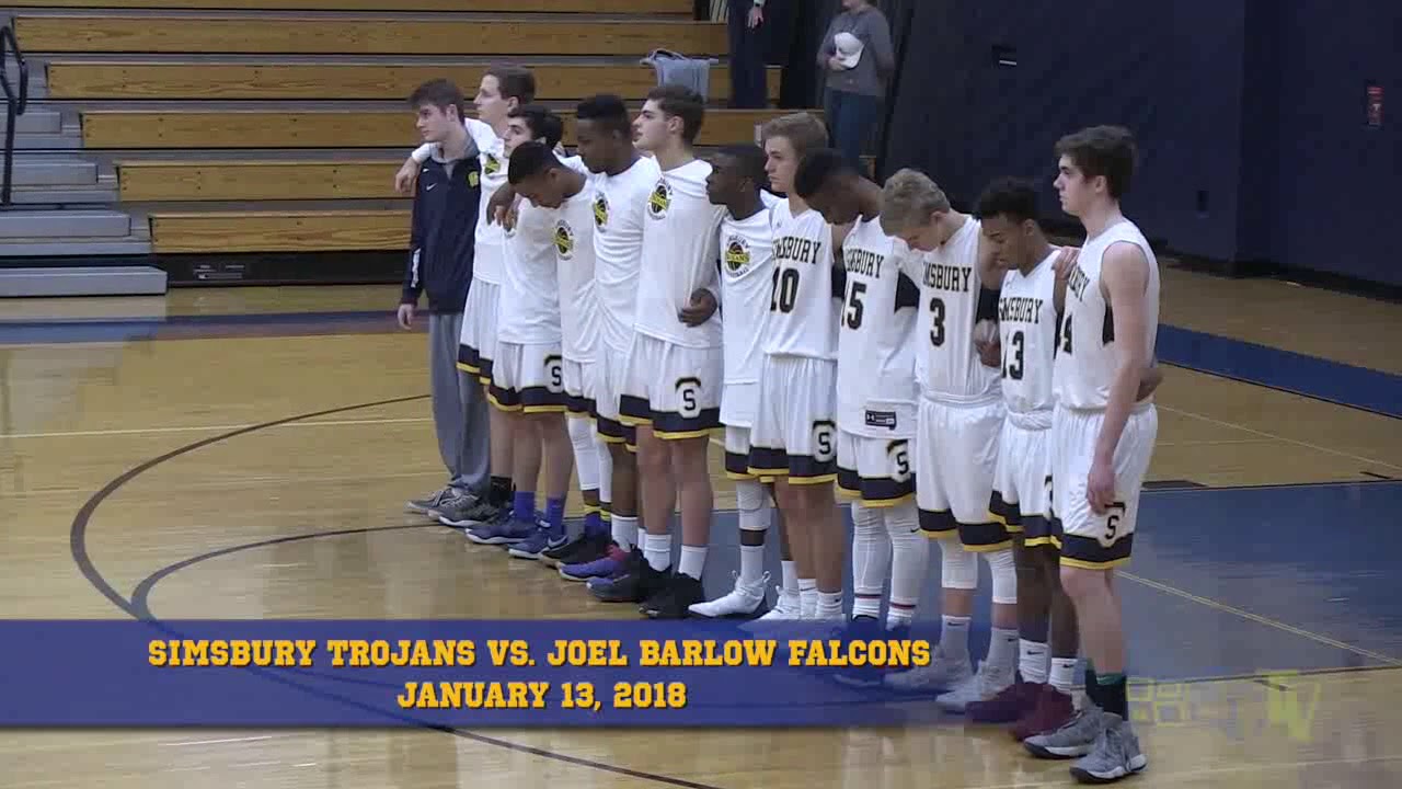 Simsbury High School Trojans Boys Basketball January 13, 2018 YouTube