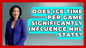 Does Ice Time Per Game Significantly Influence NHL Stats? | Puck Stats Central News