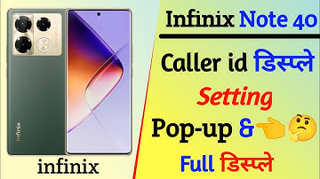 caller id display setting infinix note 40 | infinix note 40 caller id display full screen