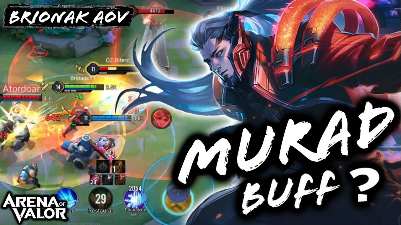 MURAD GAMEPLAY | MURAD AJUSTE | ARCANAS + PROBUILD TOP MURAD | ARENA OF VALOR | AOV | ROV