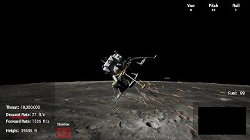 Apollo Moon Landing Simulator - Unreal Engine 5 - Copernicus Crater