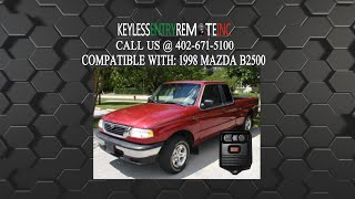 How To Replace A 1999 - 2001 Mazda B2500 Key Fob Remote Battery FCC ID:  CWTWB1U331 1999 Mazda B2500 Battery