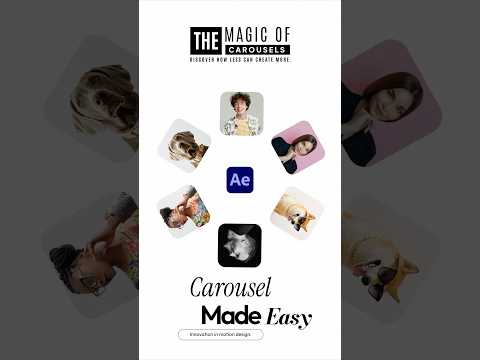 Make Trendy Carousel Motion Graphics in After Effects