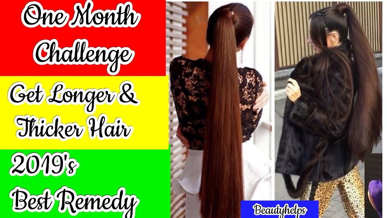 How To Get Long Hair Fast Get Longer And Thicker Hair In A Month