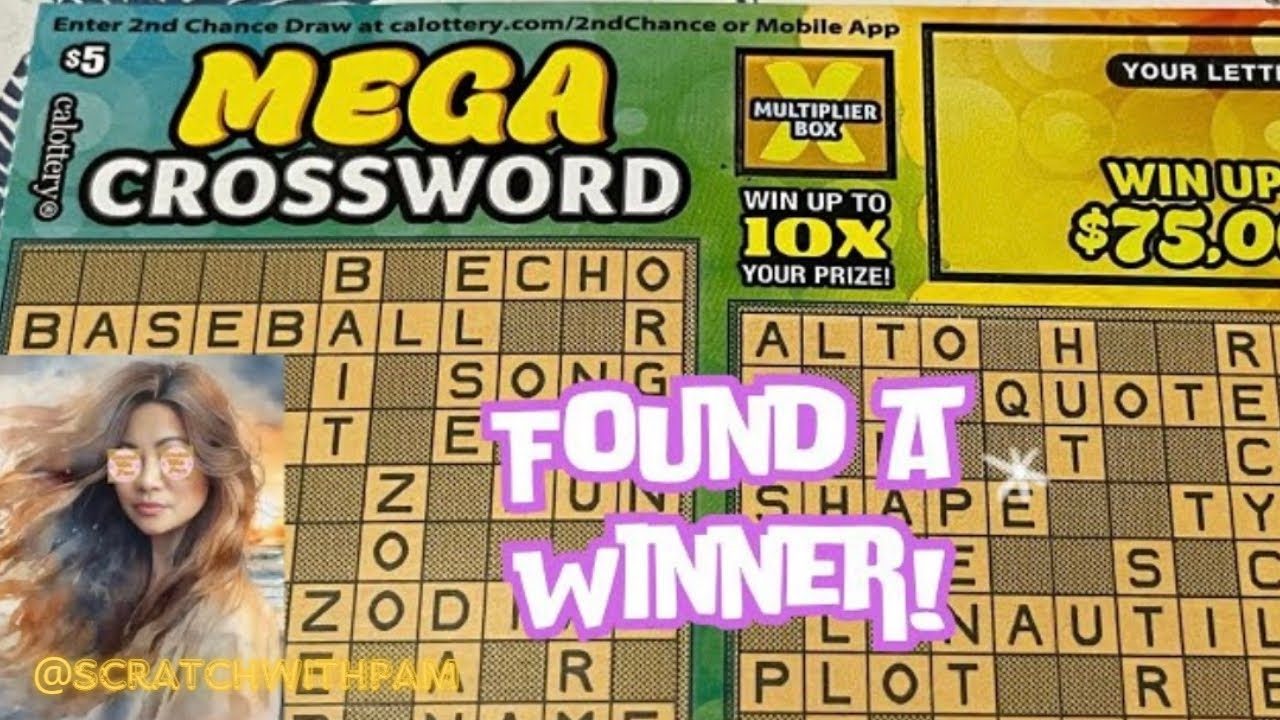 Mega Crossword 💥 CA Scratcher scratchwithpam scratchers cascratchers