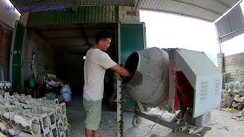 hàng rào bê tông,cách đổ bê tông vào khuôn vệ binh.của hải sản cuộc sống.