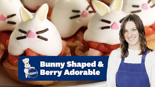 Easy Easter Fruit Tart Bunnies |No Mixer Dessert! 🐰🌸