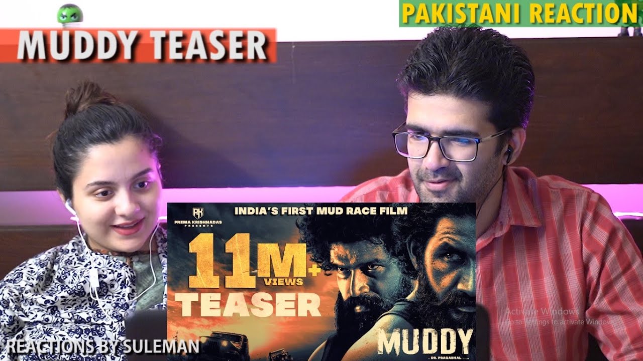 Pakistani Couple Reacts To Muddy Teaser | Dr.Pragabhal | Yuvan | Ridhaan Krishna |