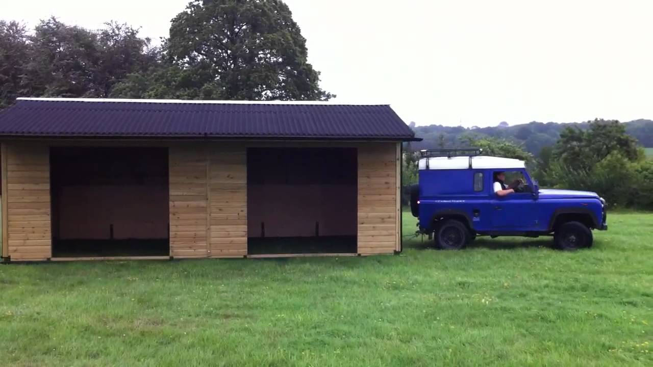 Towing 7.2m mobile field shelter