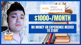 Make $1000+ PER MONTH online without any money or experience | KDP Low Content Publishing